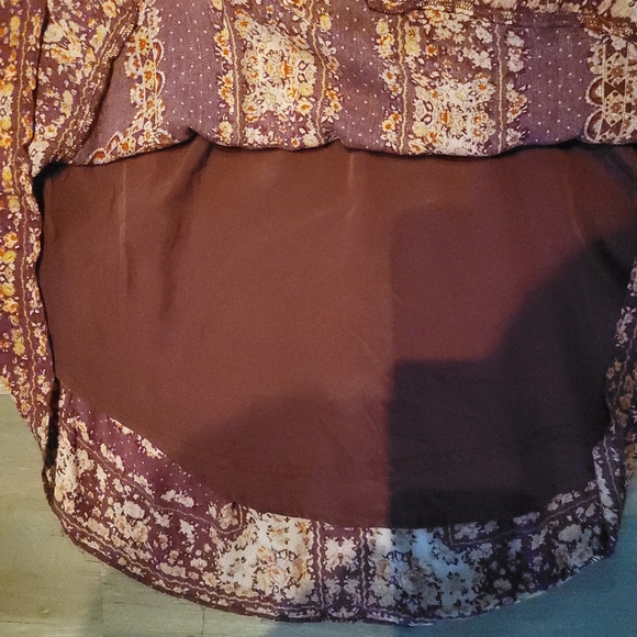 Free People Boho Flowy Floral Dress Size Small - Picture 8 of 10